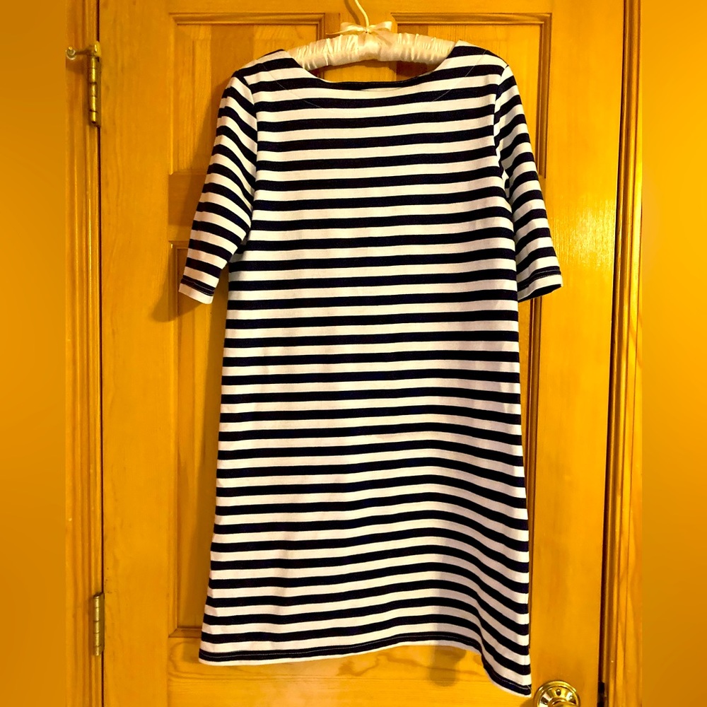 Faded Glory Striped Cotton blend dress